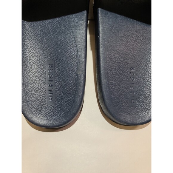 Tommy Hilfiger Men's Erno Slides Size 10 M Dark Blue SY Slide Sandal - Picture 2 of 6